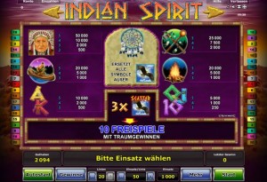 novoline indian spirit online